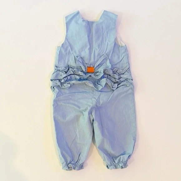 The Bailey Boys 9M Pumpkin Romper - Picture 2 of 10